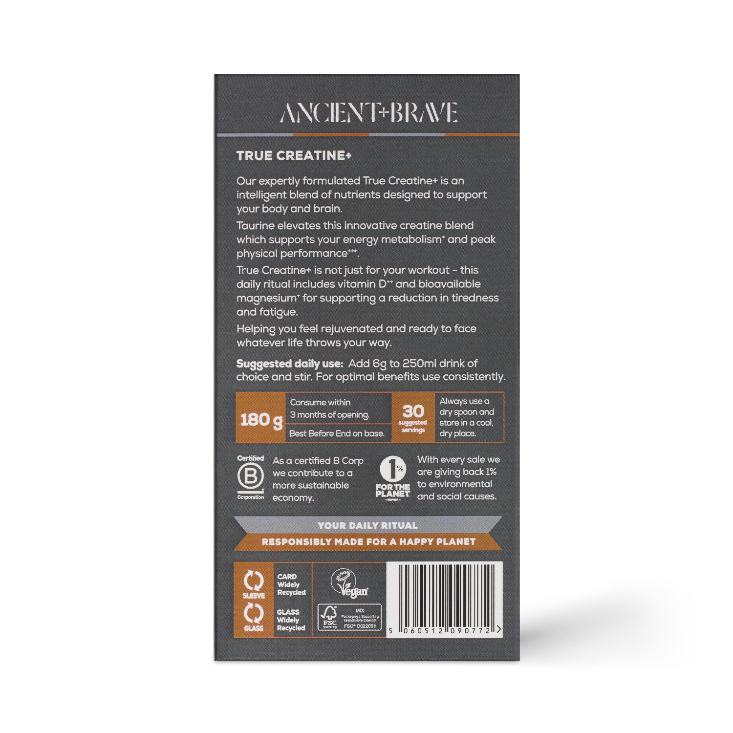True creatine + 180 gr