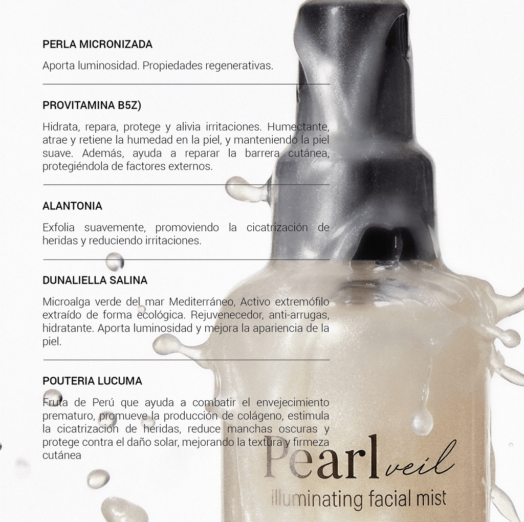 Brume illuminatrice pour le visage Pearl Veil 100 ml